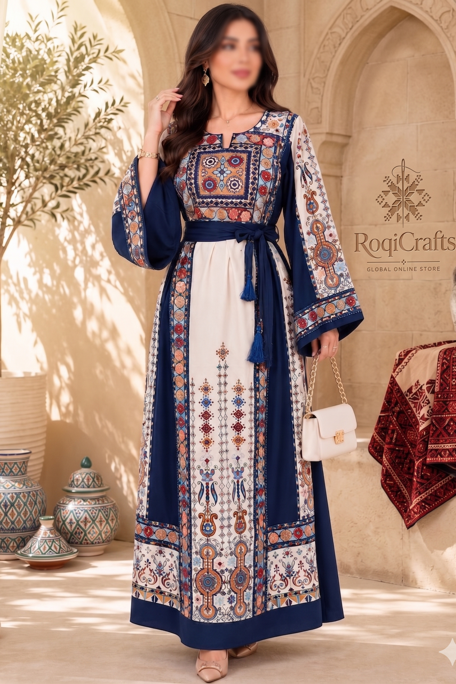 Palestinian & Jordanian Heritage Embroidered Dress