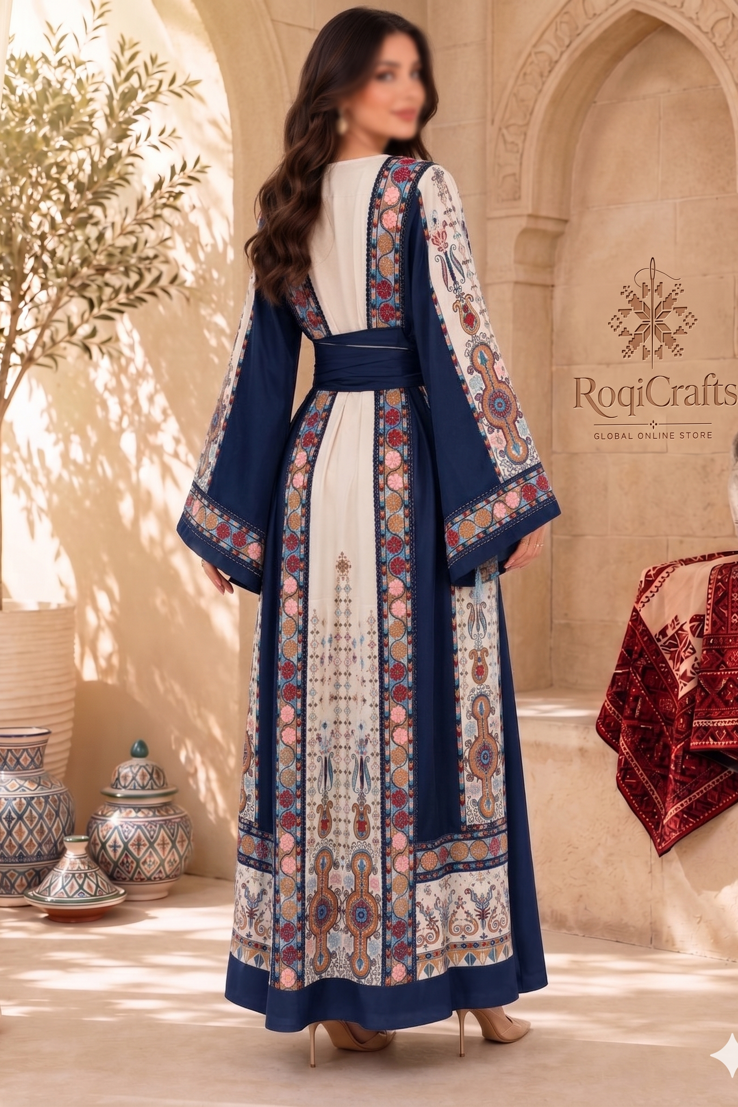 Palestinian & Jordanian Heritage Embroidered Dress